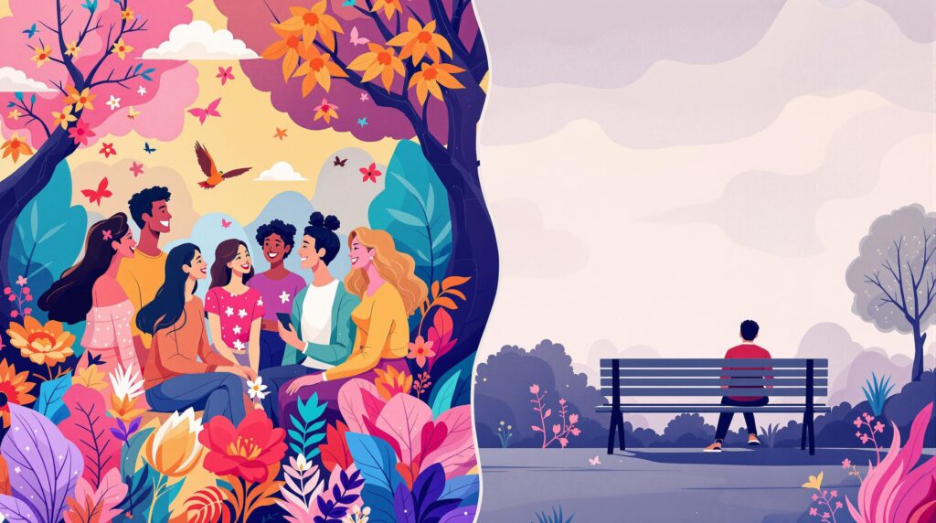 Social Support vs. Isolation: Mental Health Impact